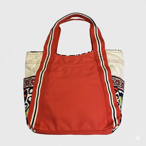 Vera Bradley Sun Valley Canvas Tote Bag Purse Small Shopper Handbag Boho